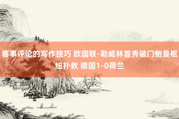 赛事评论的写作技巧 欧国联-勒威林首秀破门鲍曼枢纽扑救 德国1-0荷兰